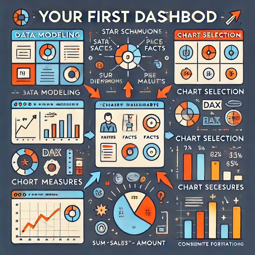 "This is my First Dashboard. Review it." - Power of Business Intelligence